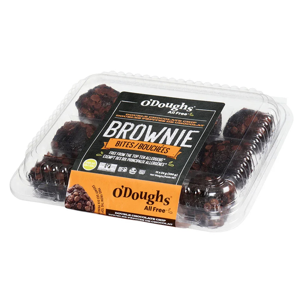 bouchées de brownie pépites double chocolat All Free O'Doughs - La Boite à Grains