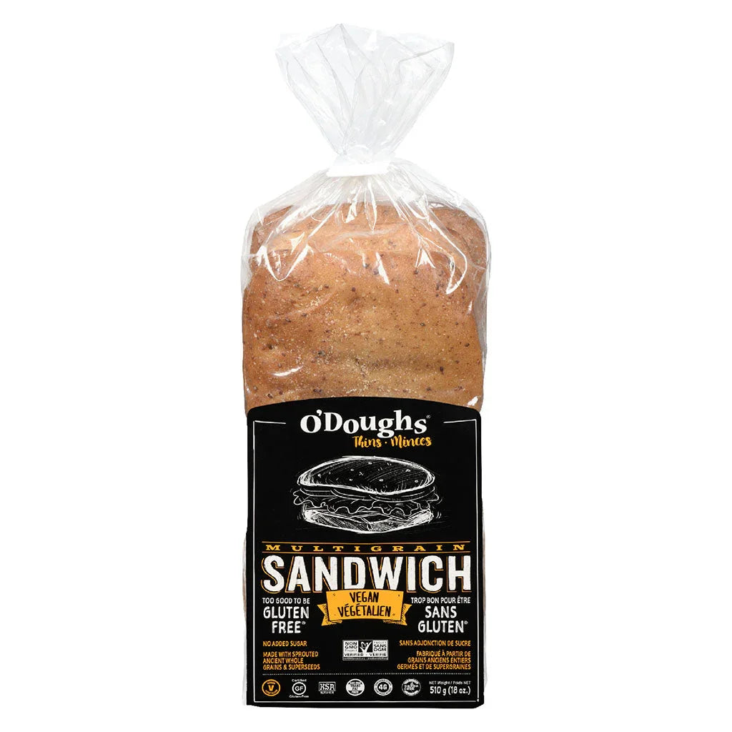 o'doughs pains à sandwich sans gluten multigrain - La Boite à Grains