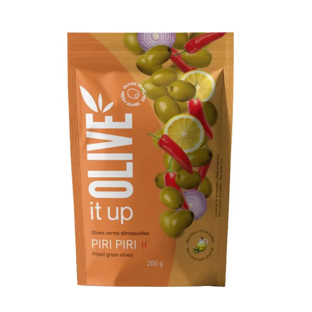 pitted green olives Piri Piri Olive It Up - La Boite à Grains