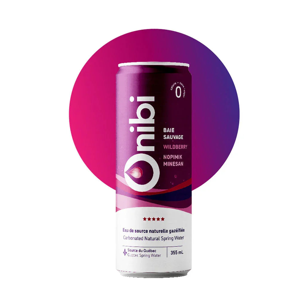 onibi eau gazéifiée baie sauvage - La Boite à Grains