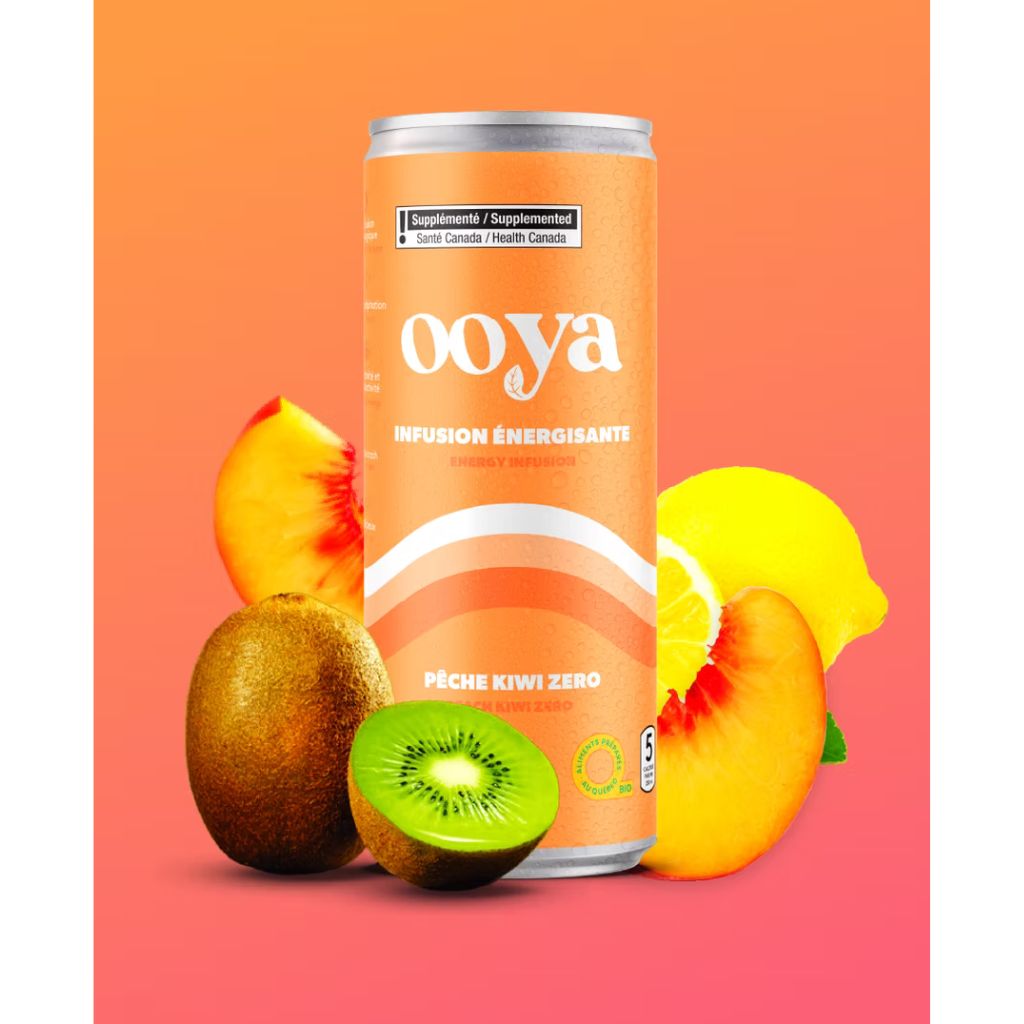 Ooya Organic Zero-Calorie Peach-Kiwi Energy Tea - La Boite à Grains