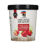 Organic Meadow organic strawberry ice cream - La Boite à Grains