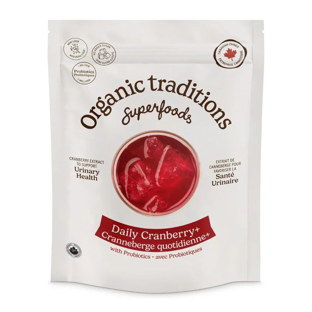Canneberge quotidienne+ Organic Traditions - La Boite à Grains