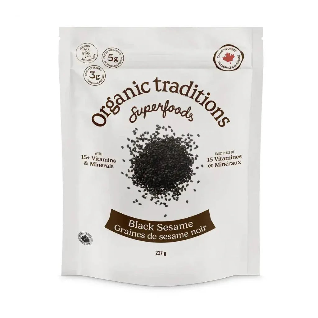 graines de sésame noir biologique Organic Traditions - La Boite à Grains