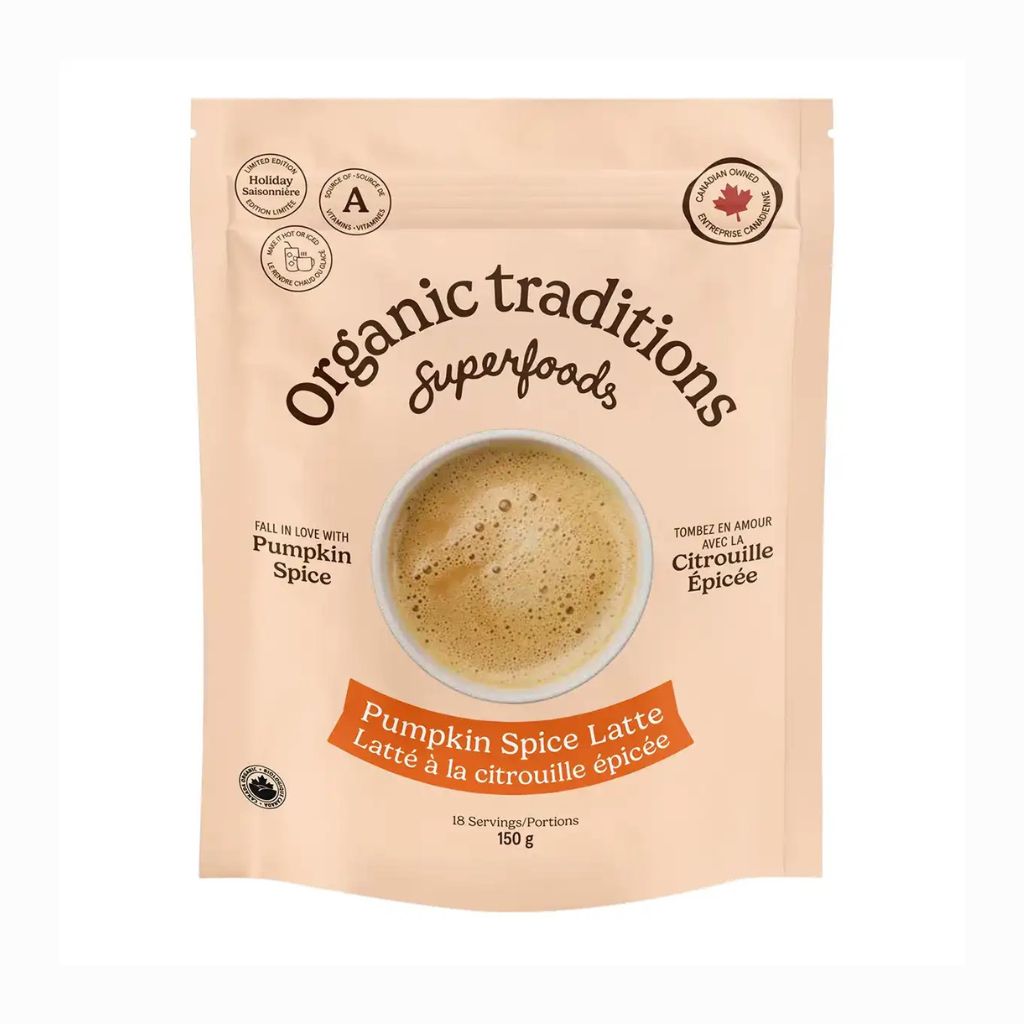 Organic Spiced Pumpkin Latte Organic Traditions - La Boite à Grains
