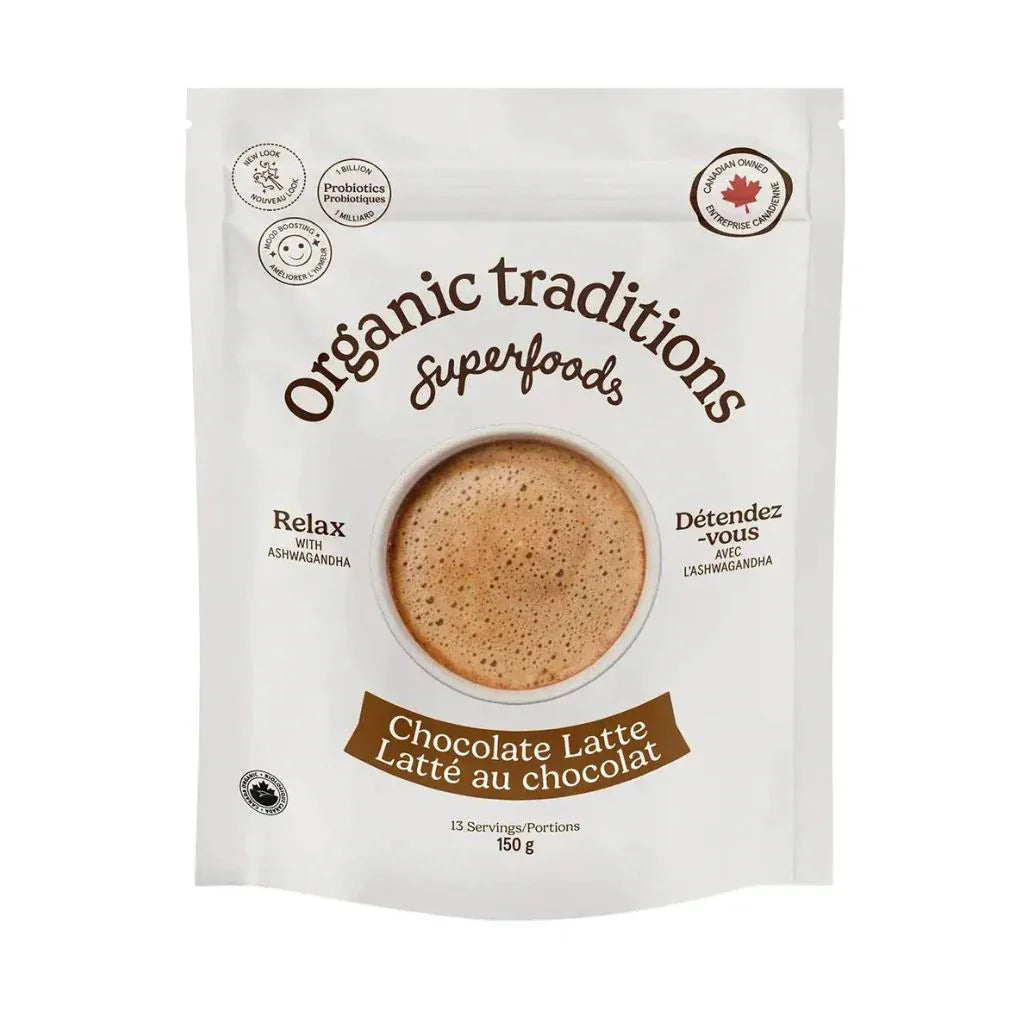 latté au chocolat Organic Traditions - La Boite à Grains