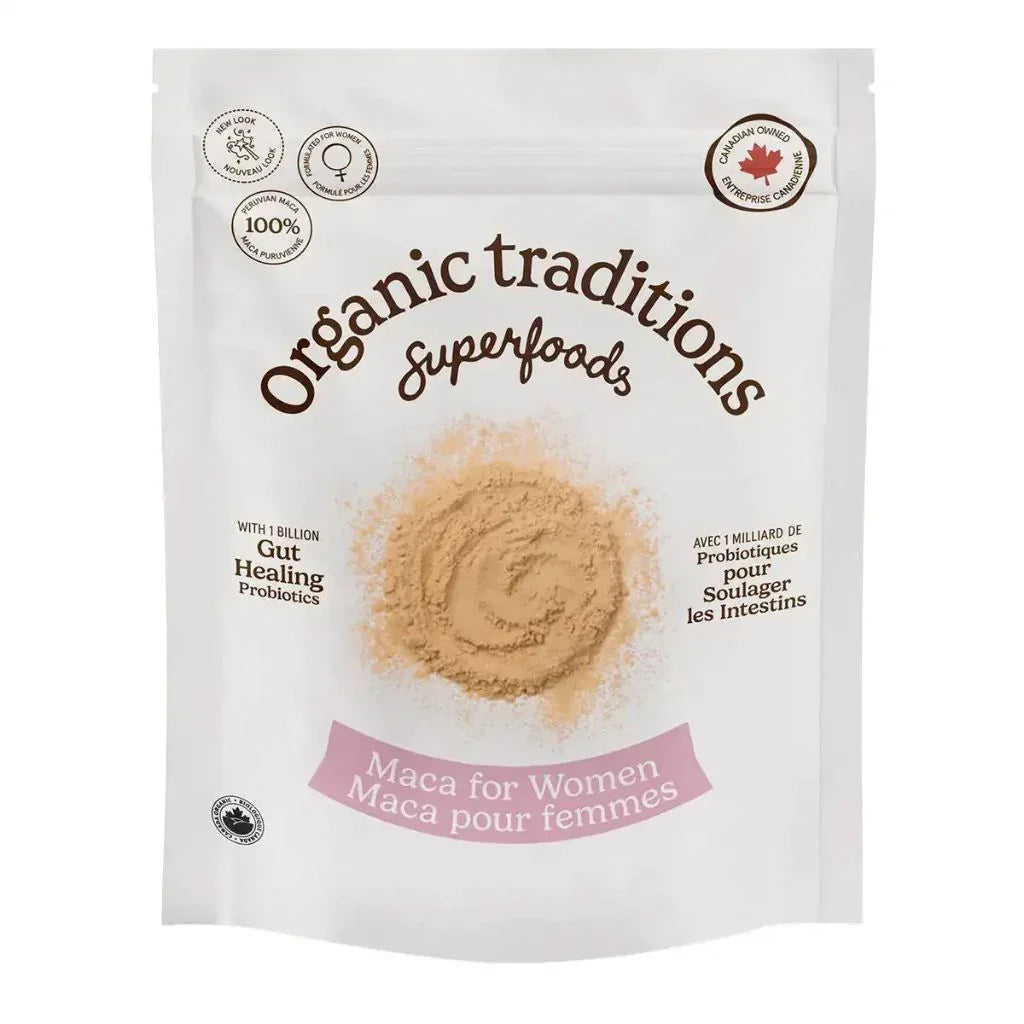 maca pour femmes biologique Organic Traditions - La Boite à Grains