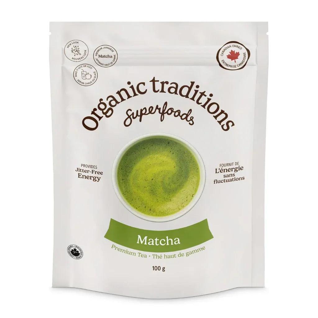 matcha biologique Organic Traditions - La Boite à Grains