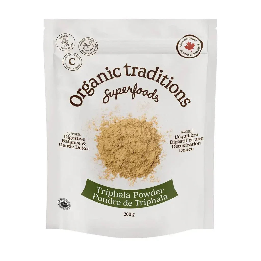 poudre de triphala biologique Organic Traditions - La Boite à Grains