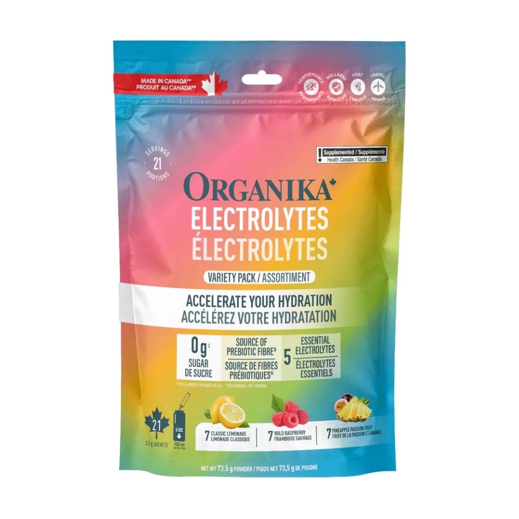 assortiment électrolytes Organika - La Boite à Grains