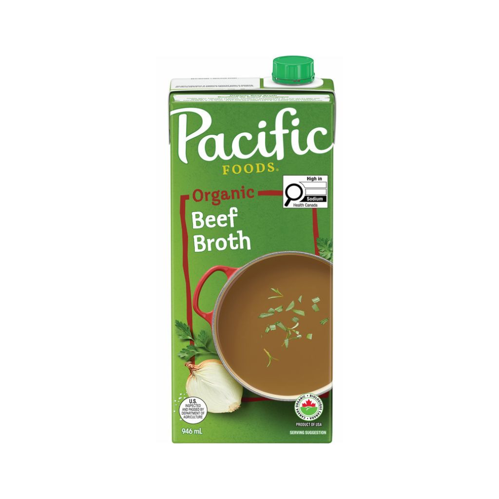 bouillon de boeuf biologique Pacific Foods - La Boite à Grains