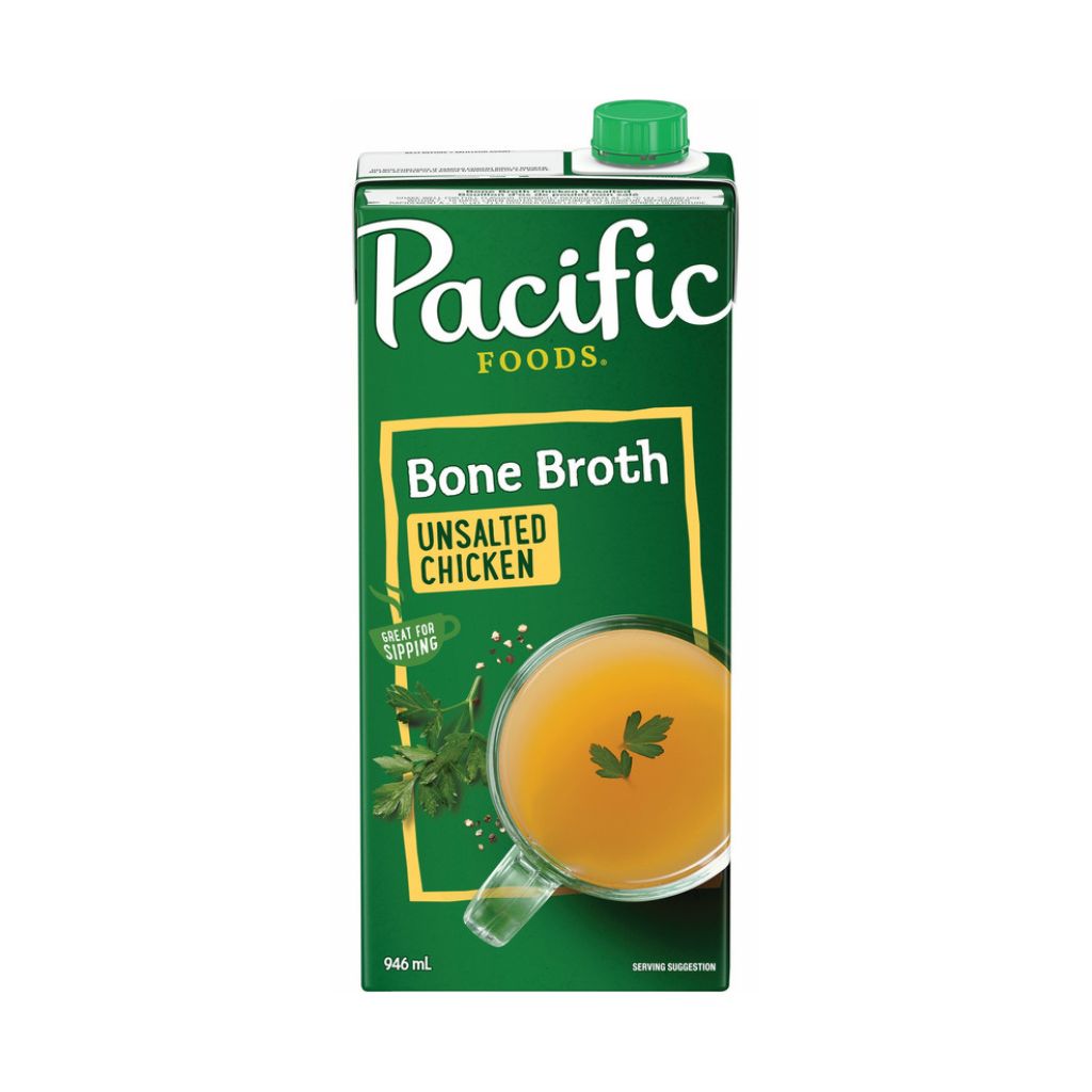 bouillon d'os poulet non salé Pacific Foods - La Boite à Grains
