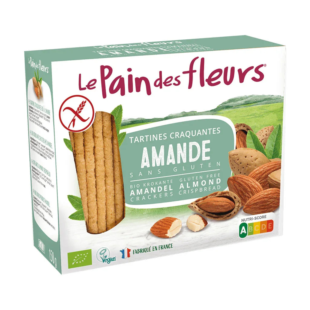 crunchy almond toast Le Pain des Fleurs - La Boite à Grains