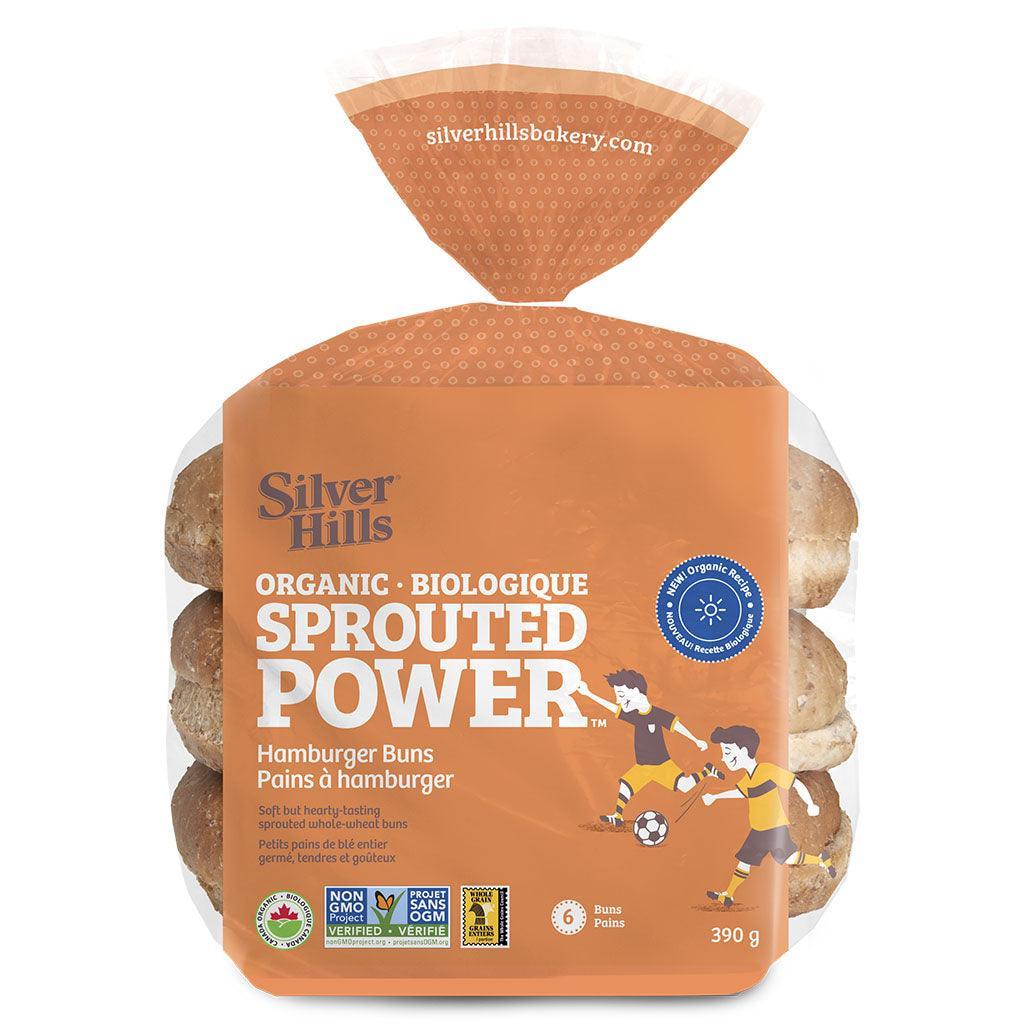Sprouted Power Silver Hills Organic Hamburger Buns - La Boite à Grains