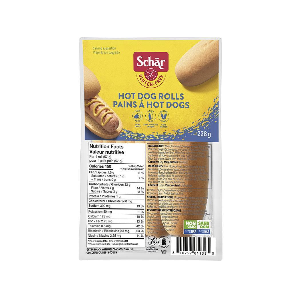 Schär Gluten Free Hot Dog Buns - La Boite à Grains