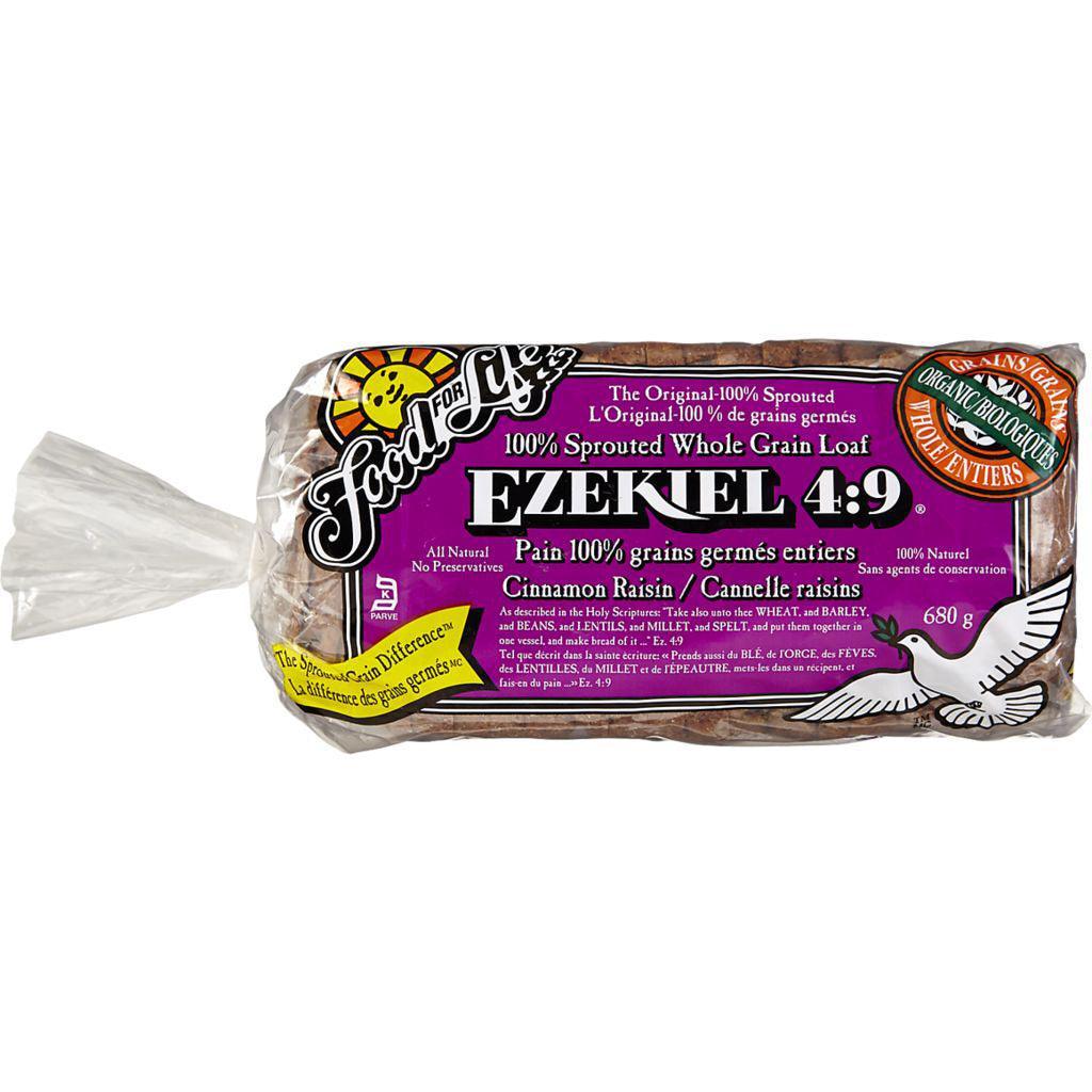Ezekiel Cinnamon Raisin Bread Food For Life - La Boite à Grains