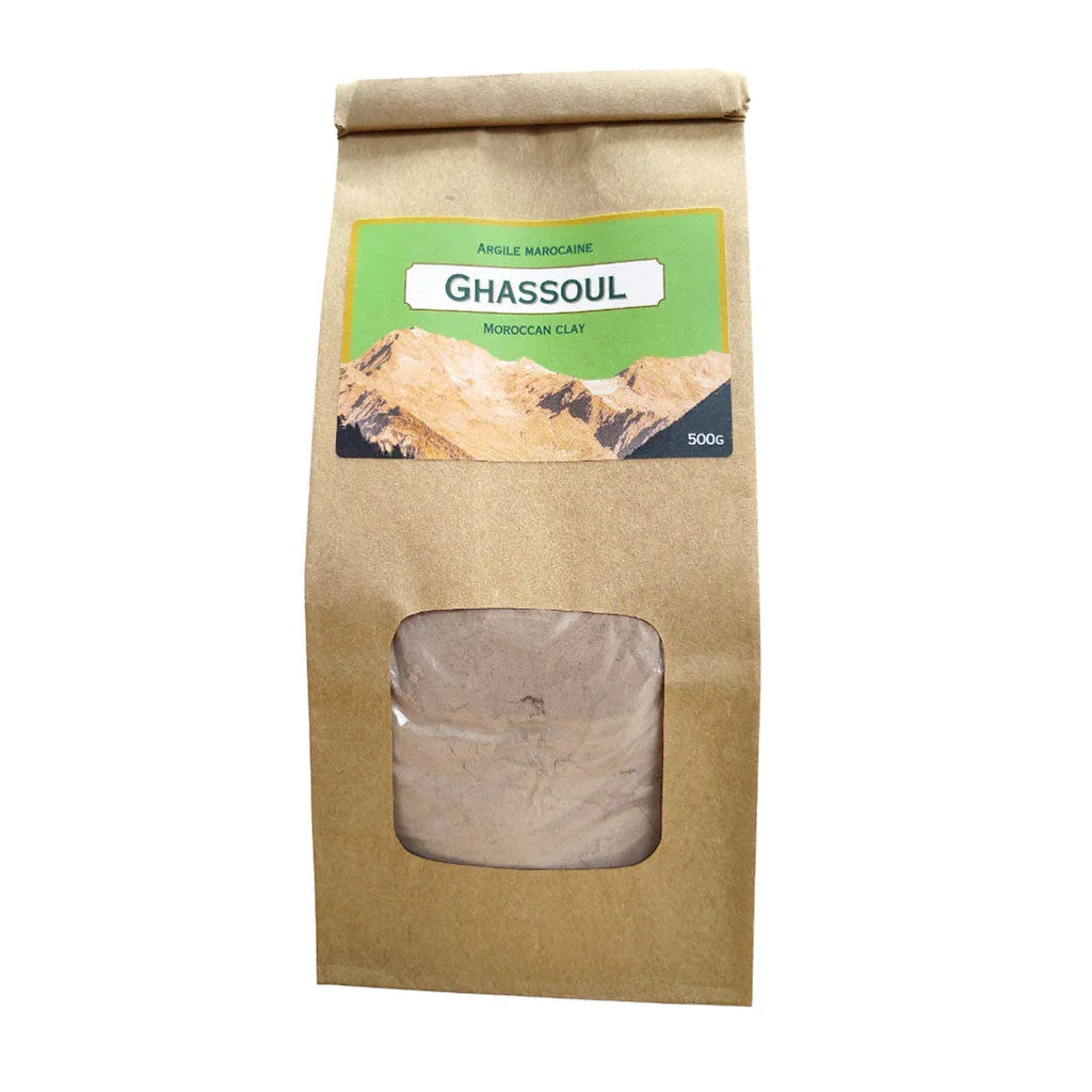 argile marocaine Ghassoul Palma Christi - La Boite à Grains