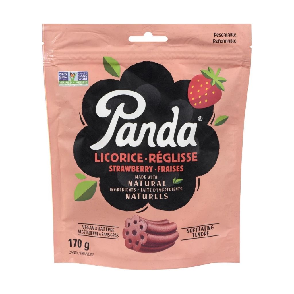réglisse fraises Panda - La Boite à Grains