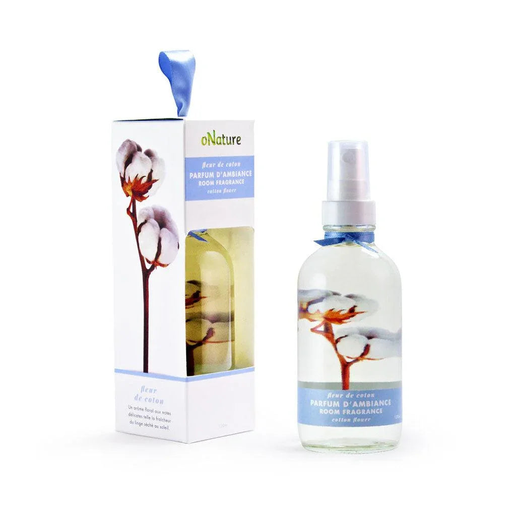Parfum d'Ambiance Fleur de Coton oNature - La Boite à Grains