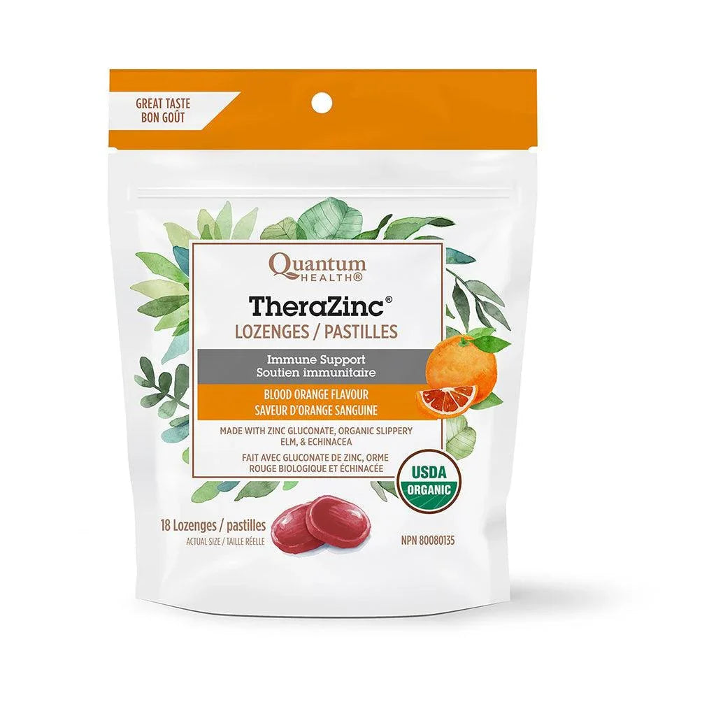 Quantum Blood Orange Zinc Lozenges - La Boite à Grains