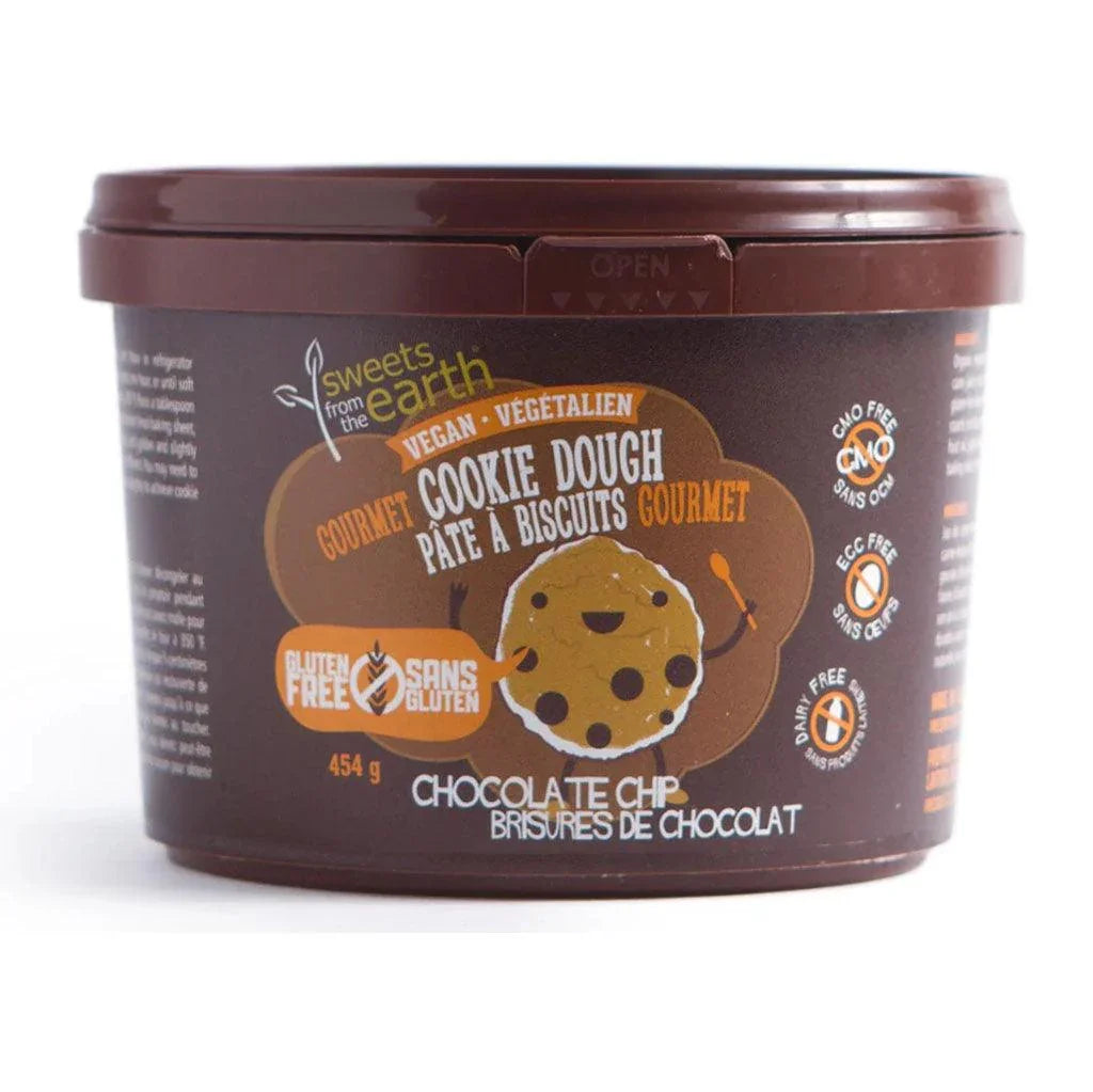Pâte à Biscuits Gourmet Brisures de Chocolat Sans Gluten Sweets from the Earth - La Boite à Grains