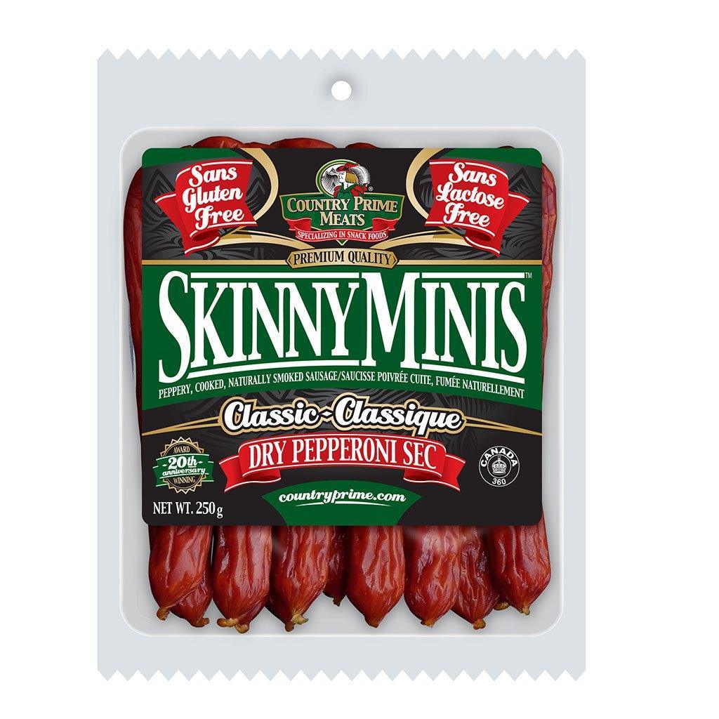 Country Prime Meats Classic Dry Pepperoni Skinny Minis - La Boite à Grains