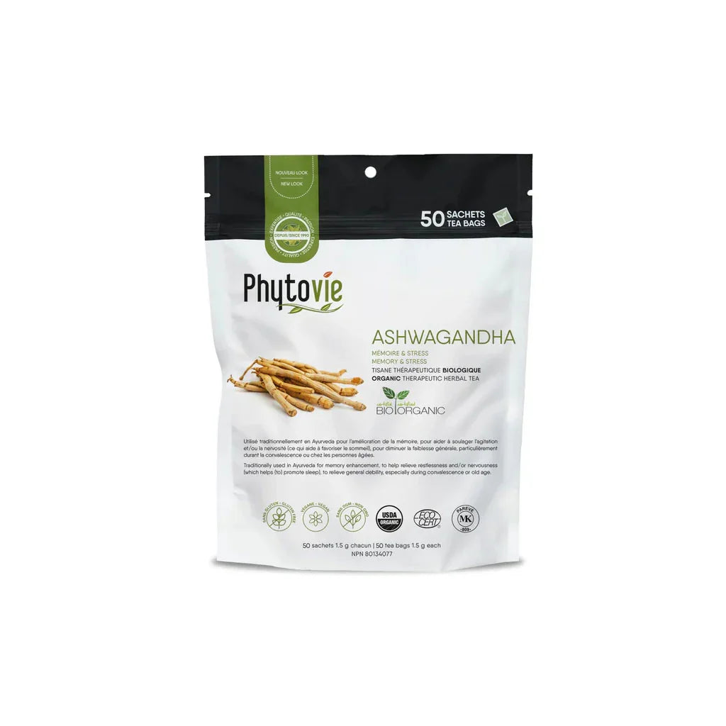 tisane ashwagandha biologique Phytovie - La Boite à Grains