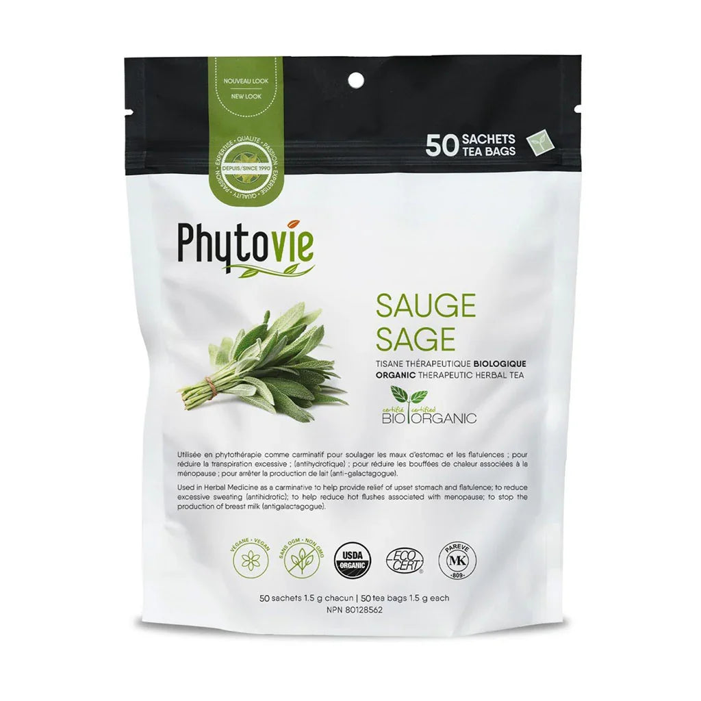 tisane thérapeutique sauge biologique Phytovie - La Boite à Grains