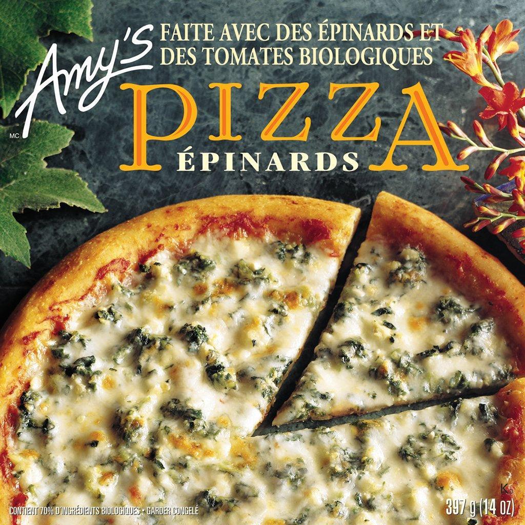 Amy's Spinach Pizza - La Boite à Grains