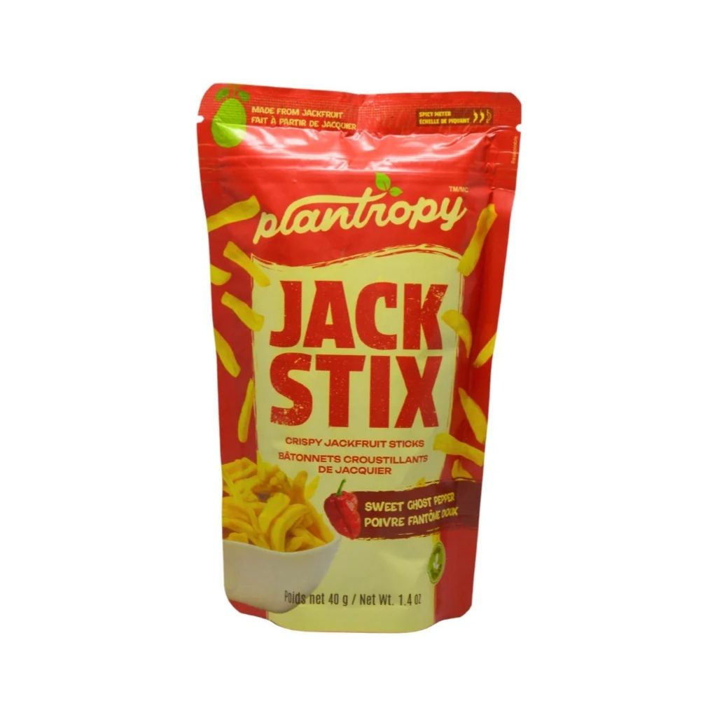 Jack Stix Sweet Ghost Pepper Crispy Jackfruit Sticks Plantropy  - La Boite à Grains