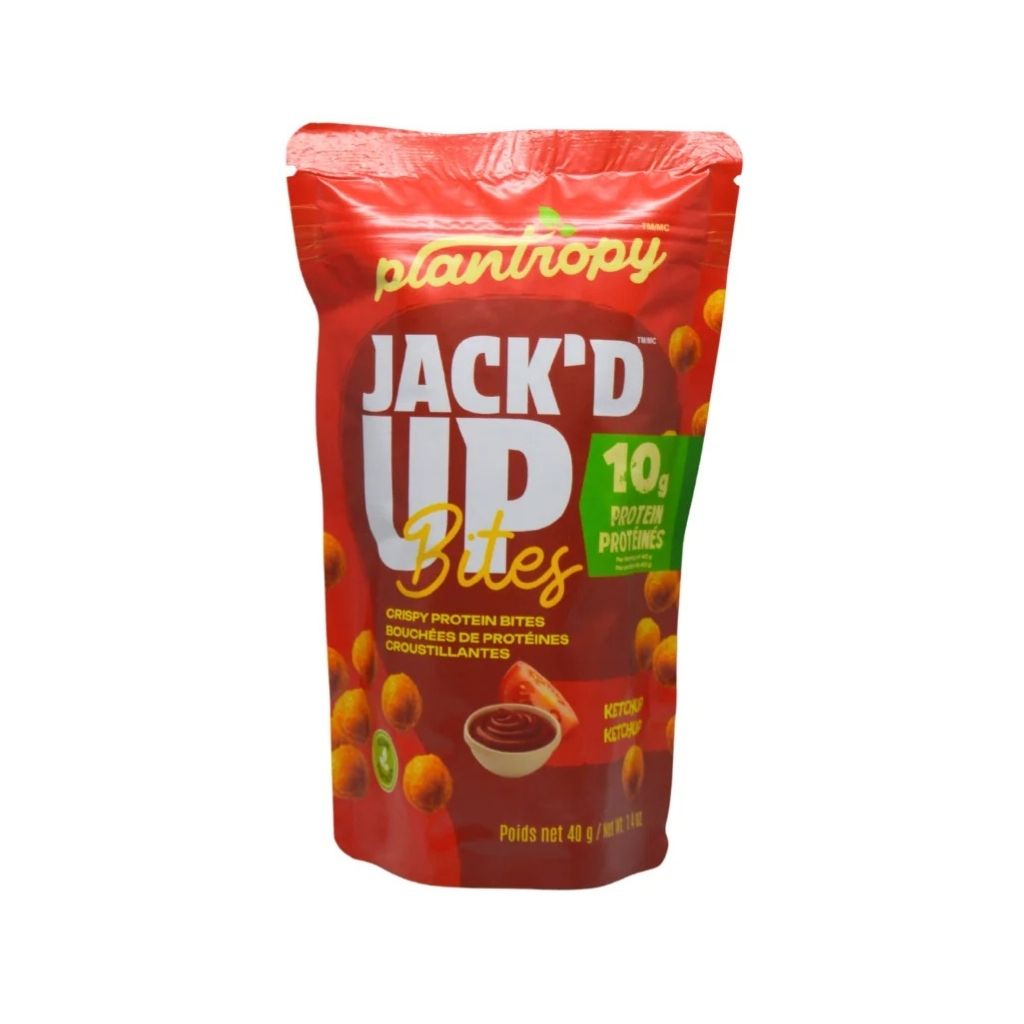 Jack'D Up Bites Ketchup Crispy Protein Bites Plantropy - La Boite à Grains