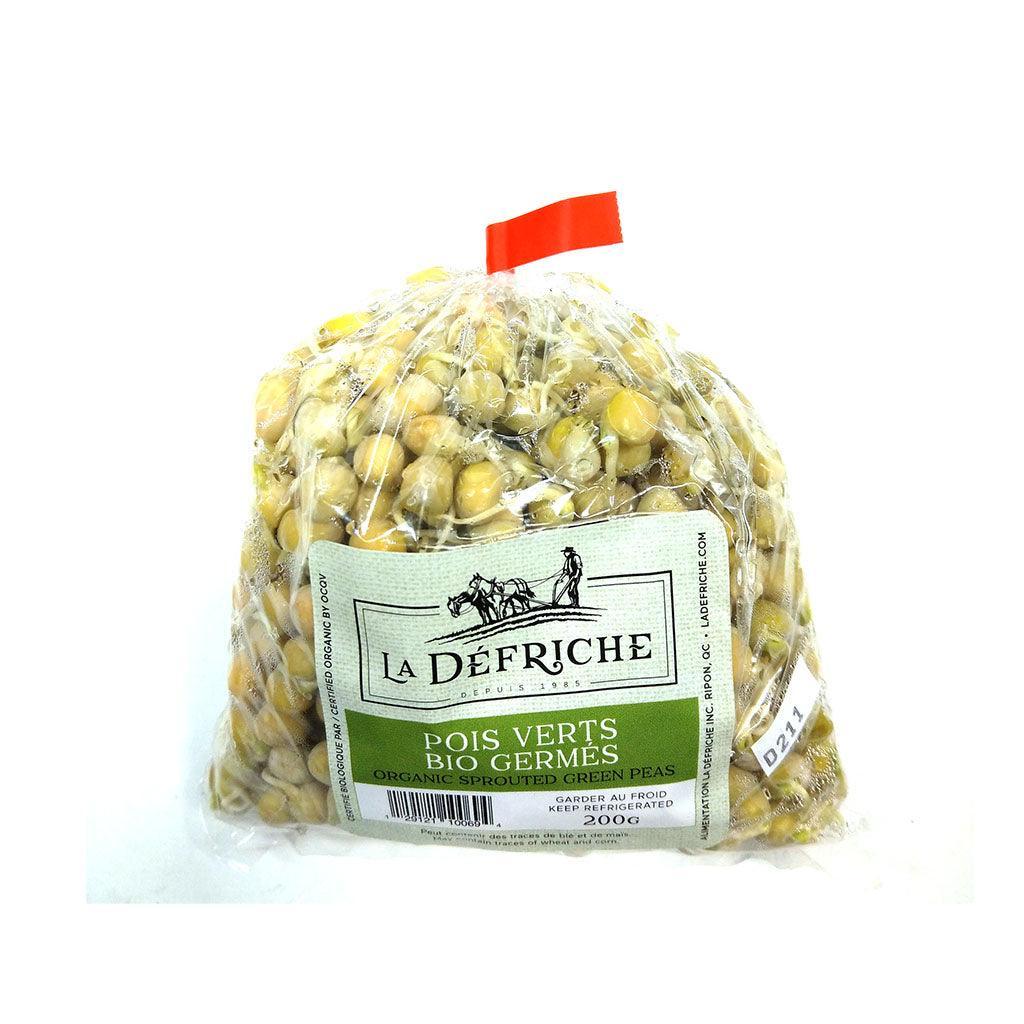 Organic Sprouted Green Peas La Défriche - La Boite à Grains