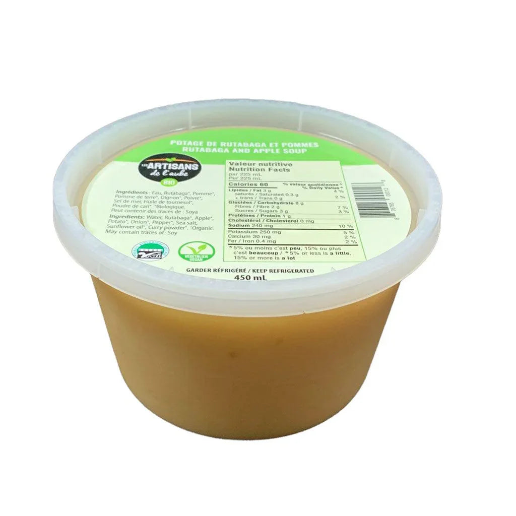 Potage de Rutabaga et Pommes Biologique Les Artisans de l'Aube - La Boite à Grains