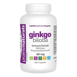 Prairie Naturals Ginkgo Biloba 60 mg 360 vegetable capsules - La Boite à Grains