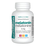 Prairie Naturals Mélatonine 3 mg 90 comprimes - La Boite à Grains
