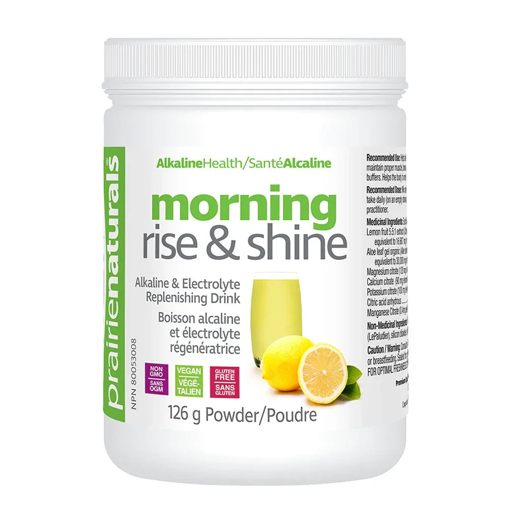 Prairie Naturals Morning Rise & Shine Alkaline Mineral Drink 126 g - La Boite à Grains