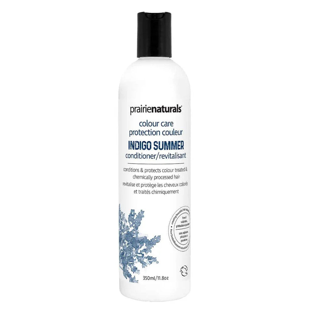 prairie naturals indigo summer color protection conditioner 350 ml - the grain box