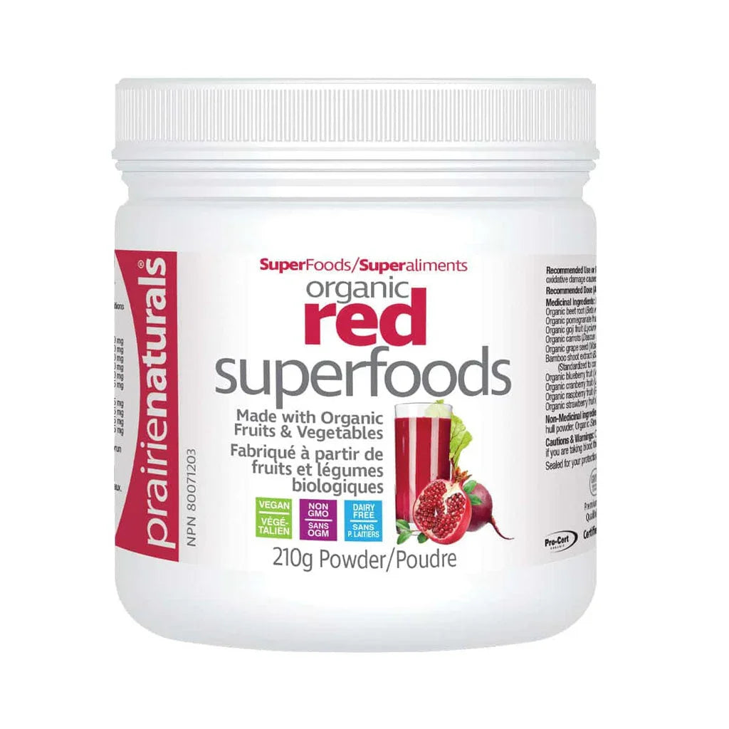 Superfoods Red Superfoods Prairie Naturals 210 g - La Boite à Grains