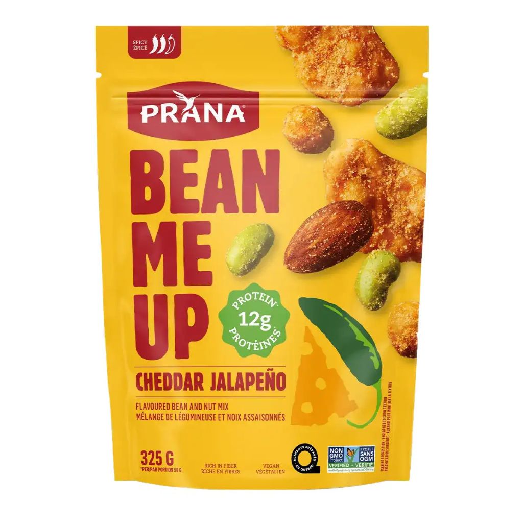 Bean Me Up cheddar jalapeno Prana - La Boite à Grains