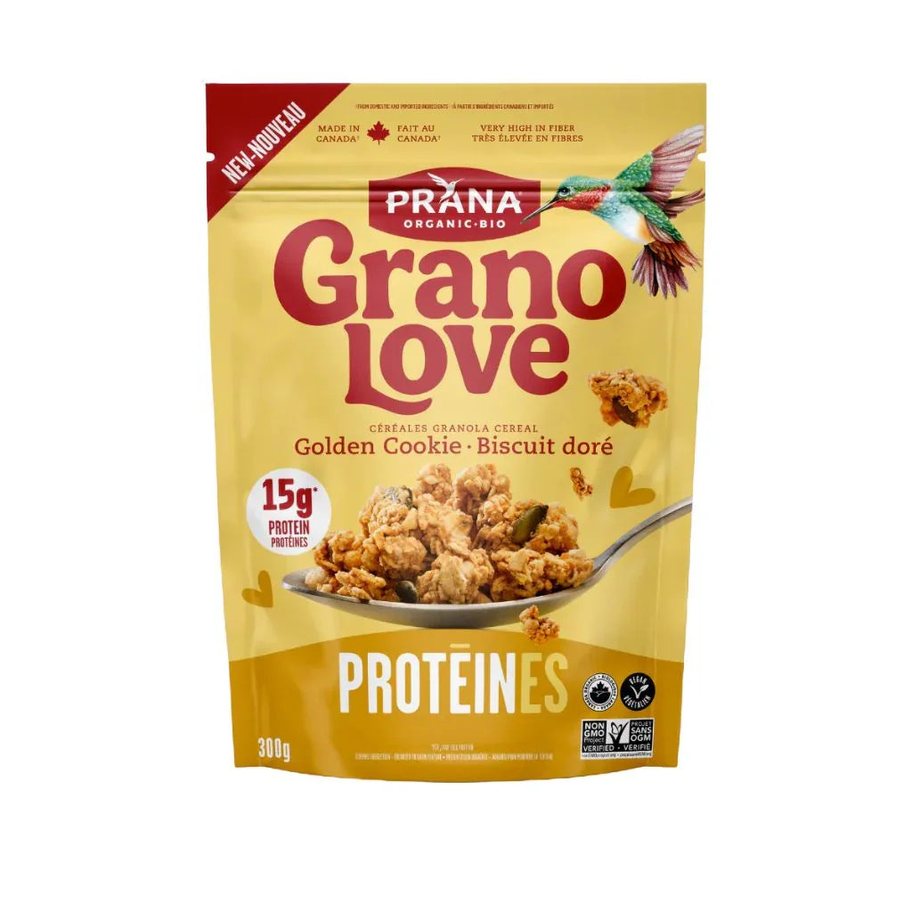 GranoLove Biscuit doré Protéines biologique Prana - La Boite à Grains