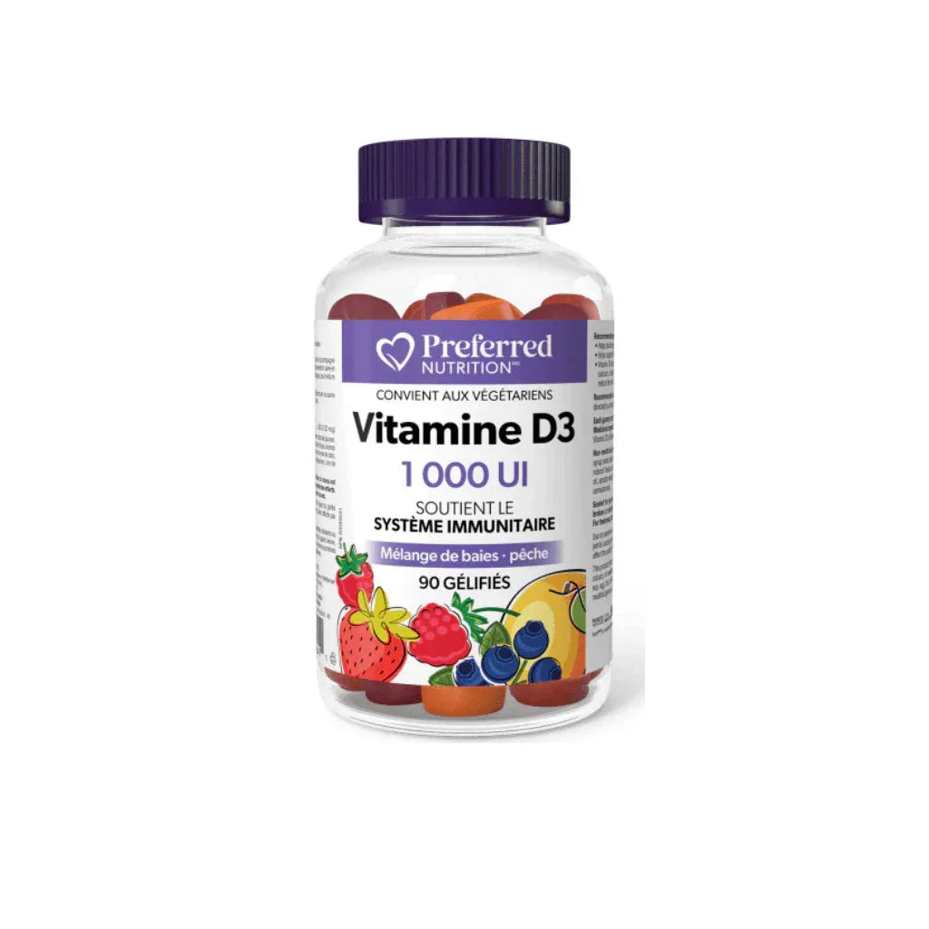gummies vitamine d3 1000 ui Preferred Nutrition - La Boite à Grains