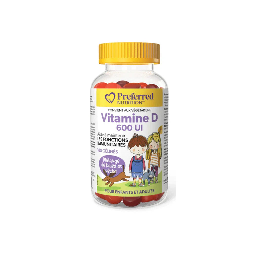 gummies vitamine d 600 ui Preferred Nutrition - La Boite à Grains