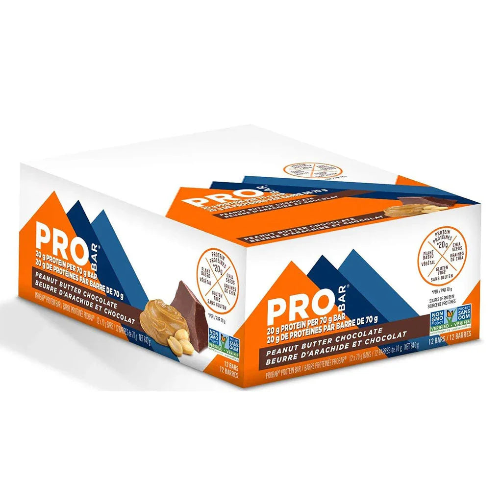12 Probar peanut butter and chocolate protein bars - La Boite à Grains