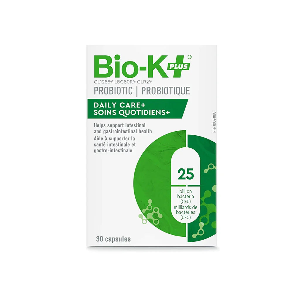 Probiotic Daily Care+ 25 Billion Bio-K+ - La Boite à Grains