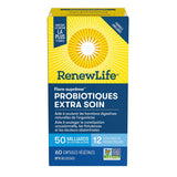 renew life probiotiques extra soin flore suprême 60 capsules végétales