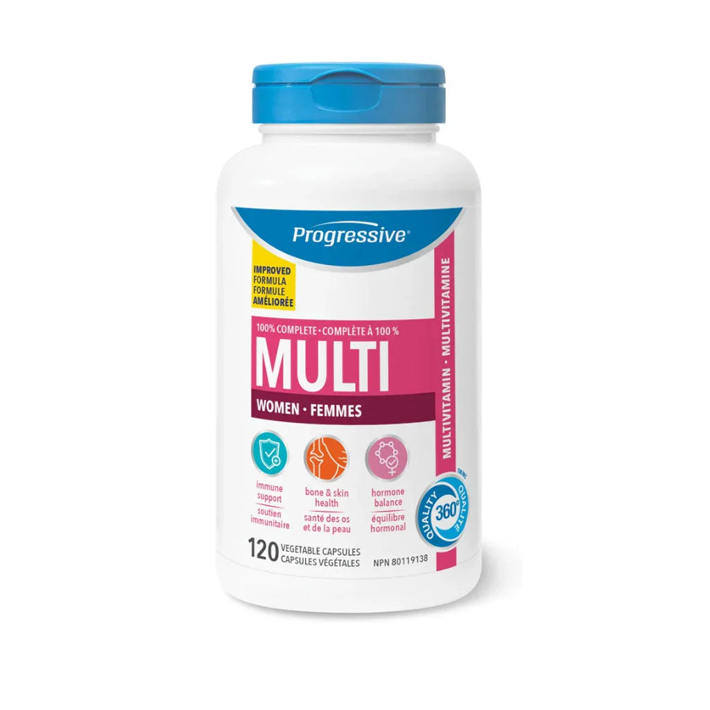 progressive multi adult women multivitamin 120 vegetable capsules