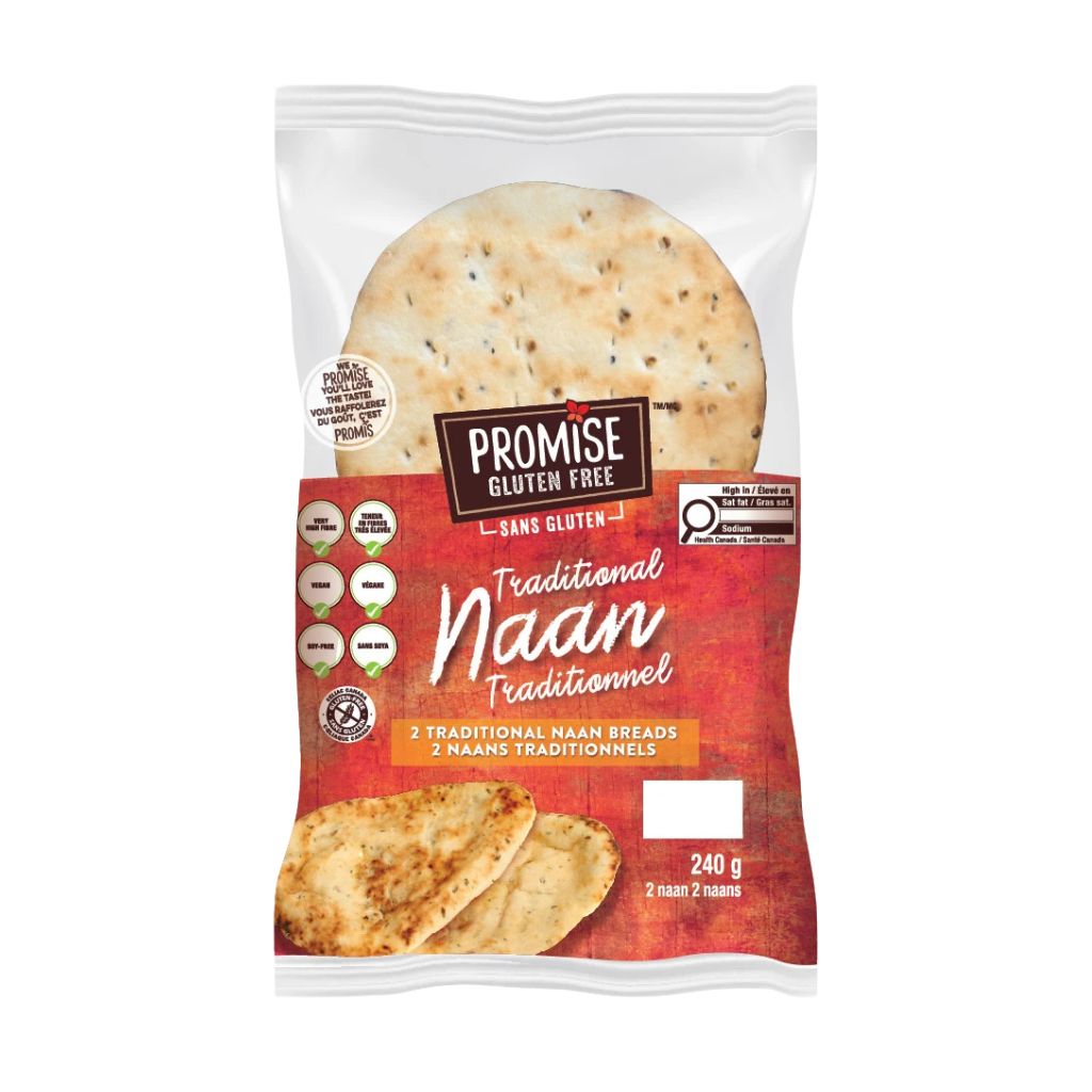 naan traditionnel sans gluten Promise - La Boite à Grains