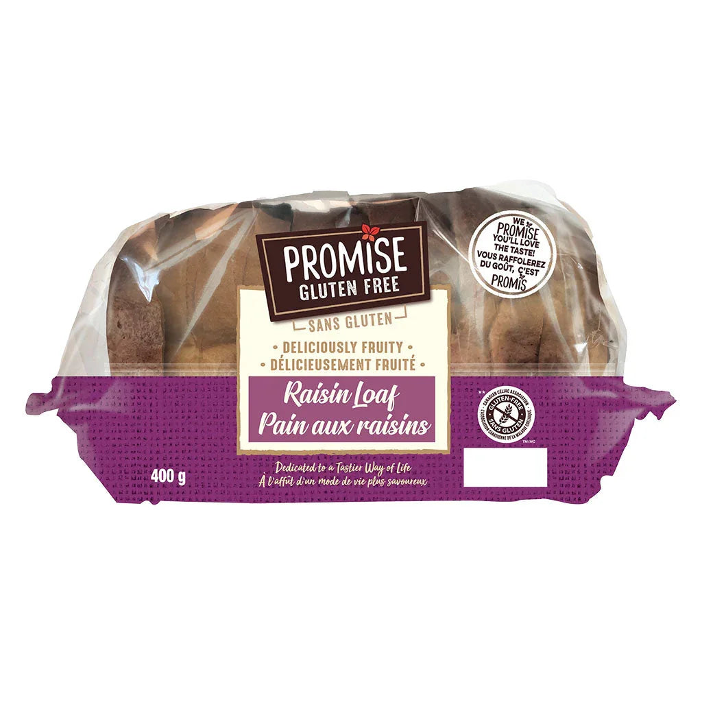 Promise gluten-free raisin bread - La Boite à Grains