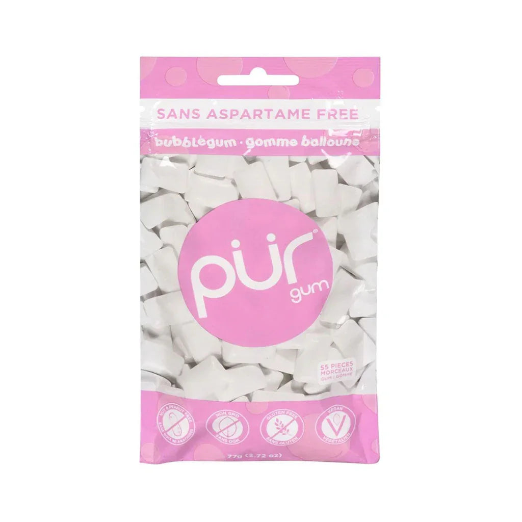 pür gum gomme balloune sans aspartame 77 g - La Boite à Grains