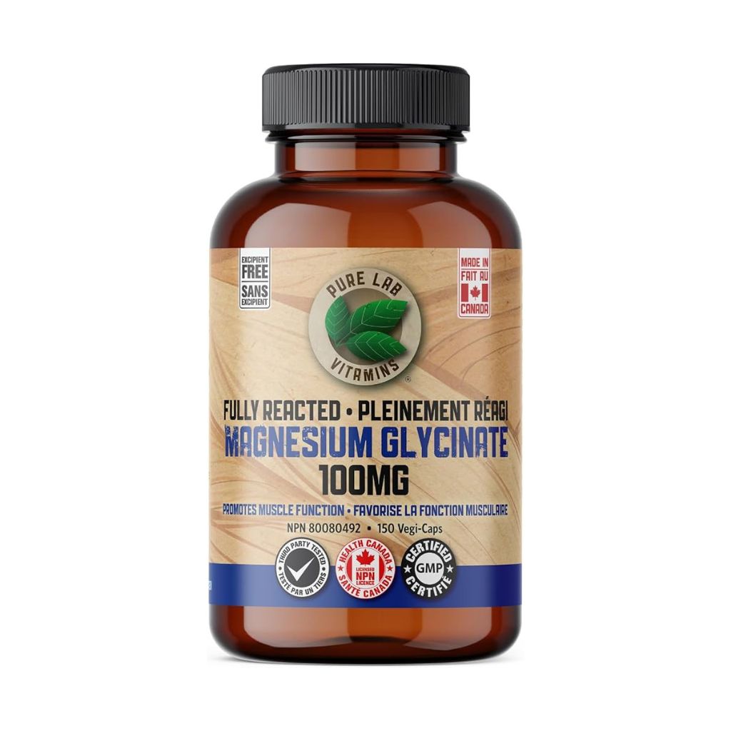 magnésium glycinate pleinement réagi Pure Lab Vitamins - La Boite à Grains